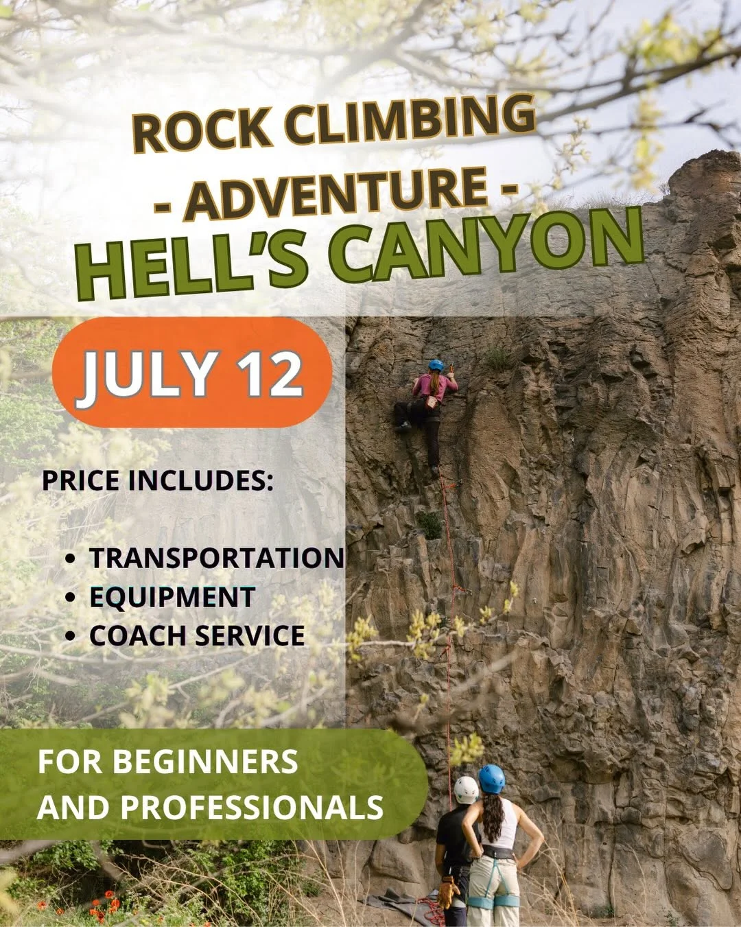 Rock Climbing at Hell’s Canyon