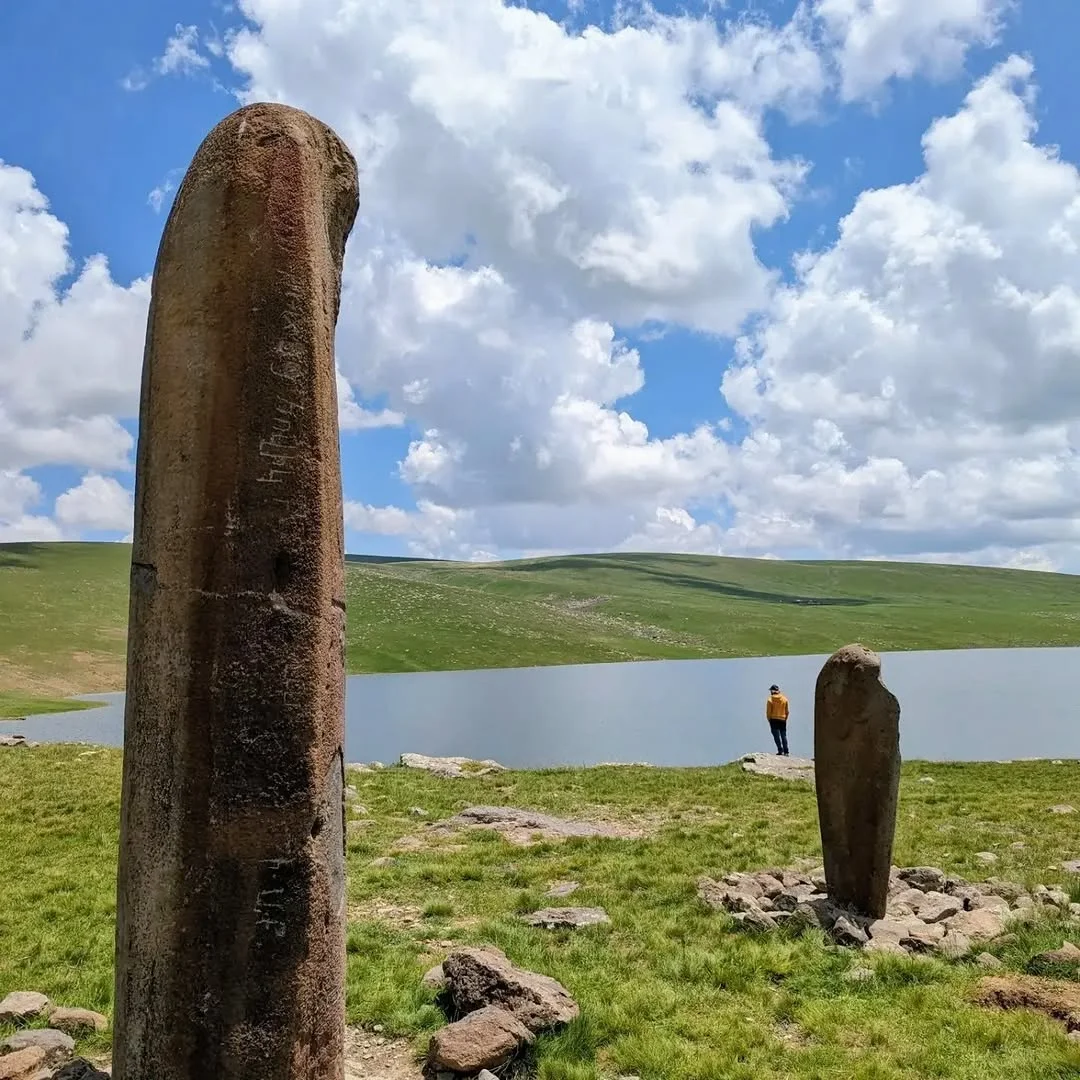 Mt. Azhdahak and Mt. Karmir Katar