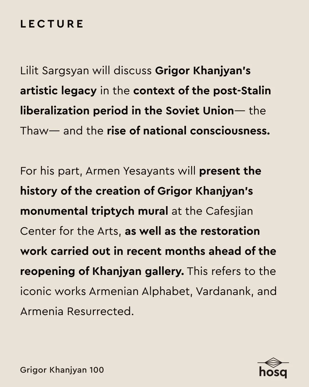 Grigor Khanjyan 100