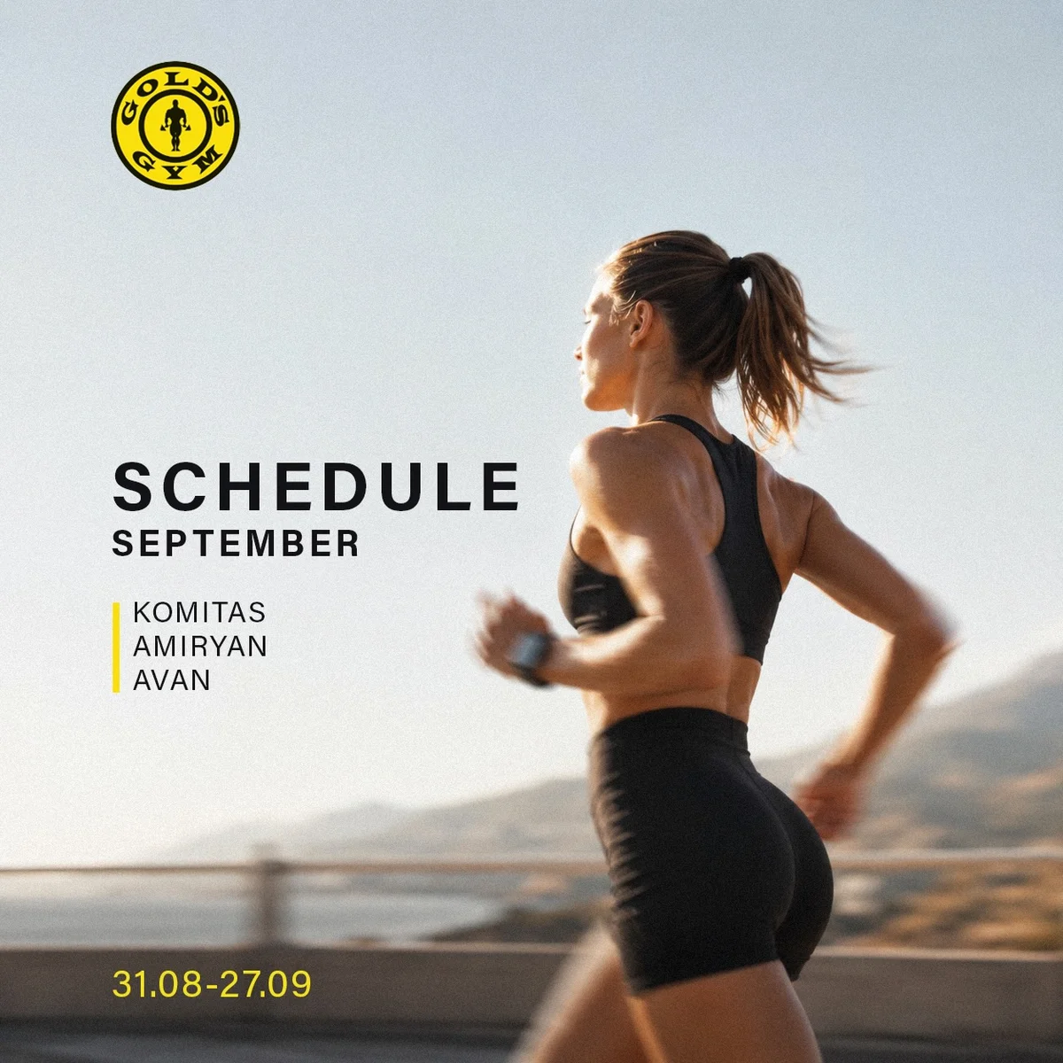 Gold's Gym Group Classes Schedule: Amiryan