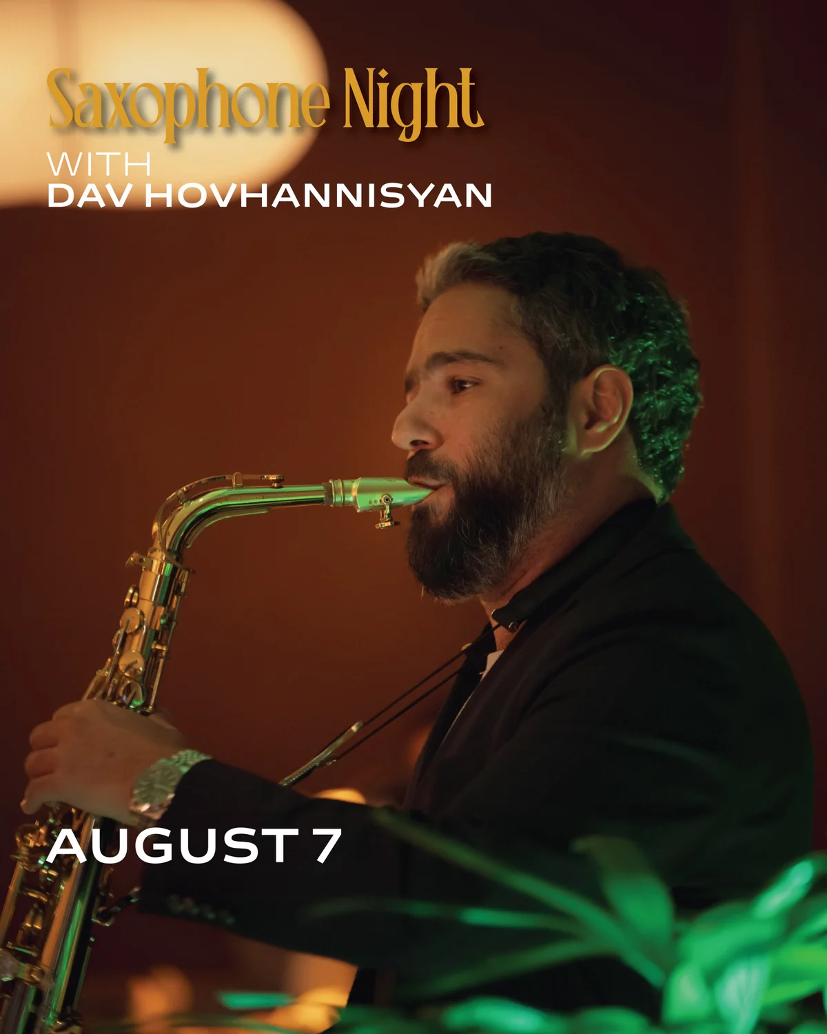 Saxophone Night with Dav Hovhannisyan