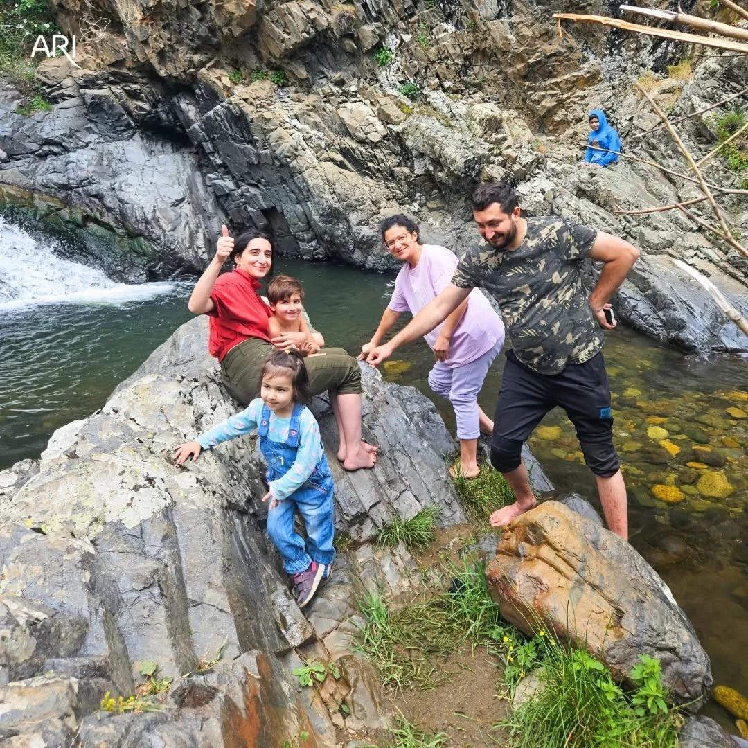 Kids Hike to Meghradzor Waterfall