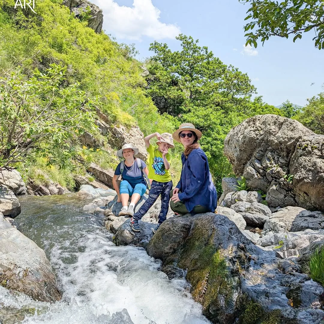 Kids Hike to Meghradzor Waterfall