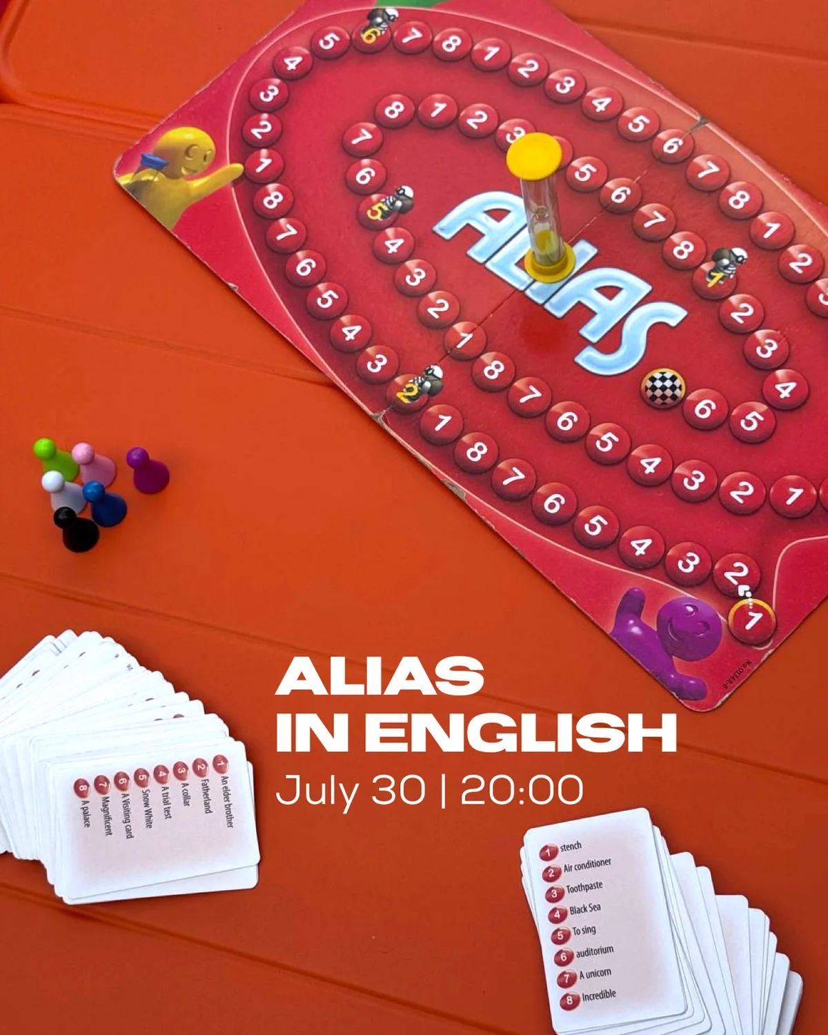 Alias in English