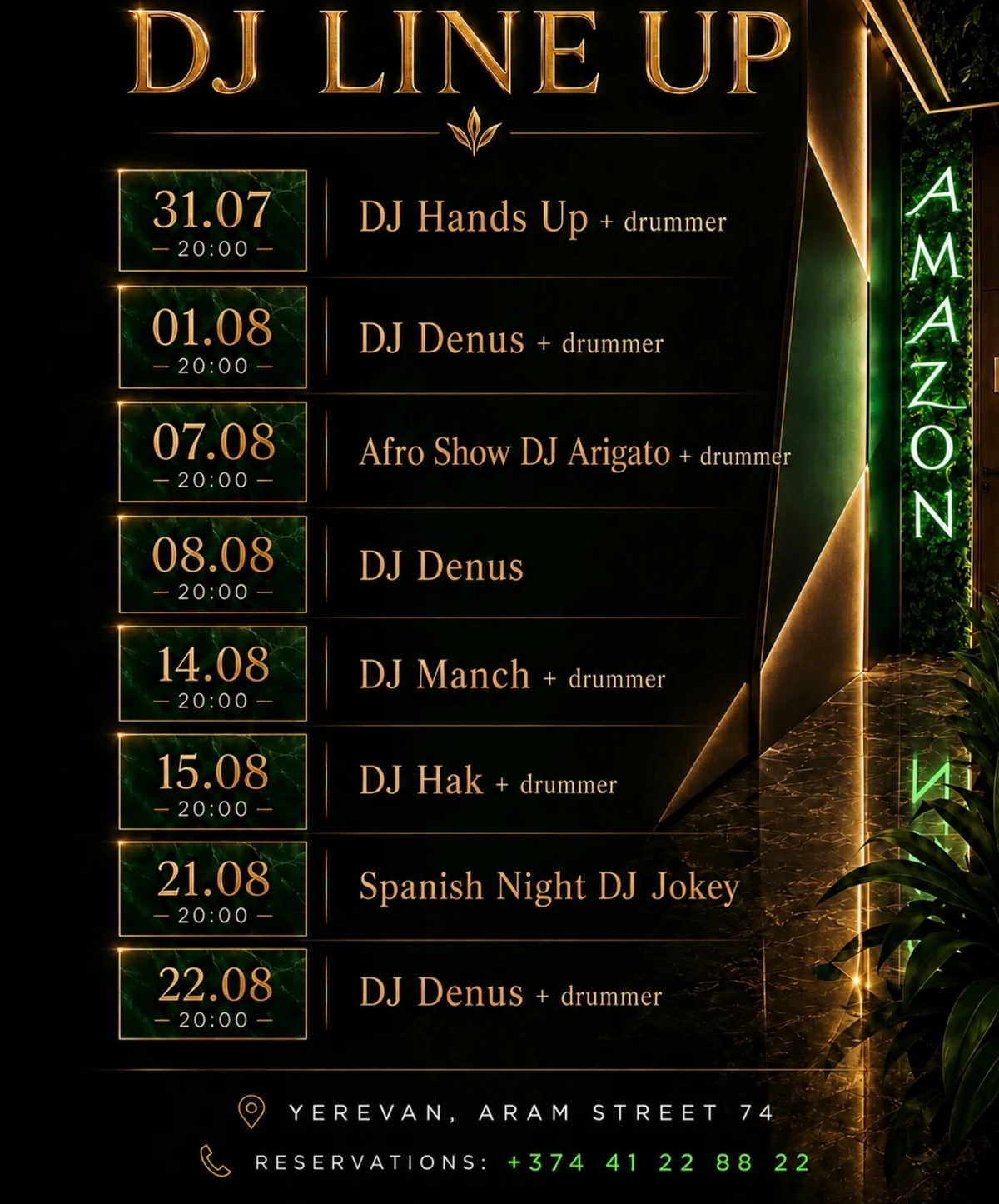 Spanish Night with DJ Jokey and Live Vocalist