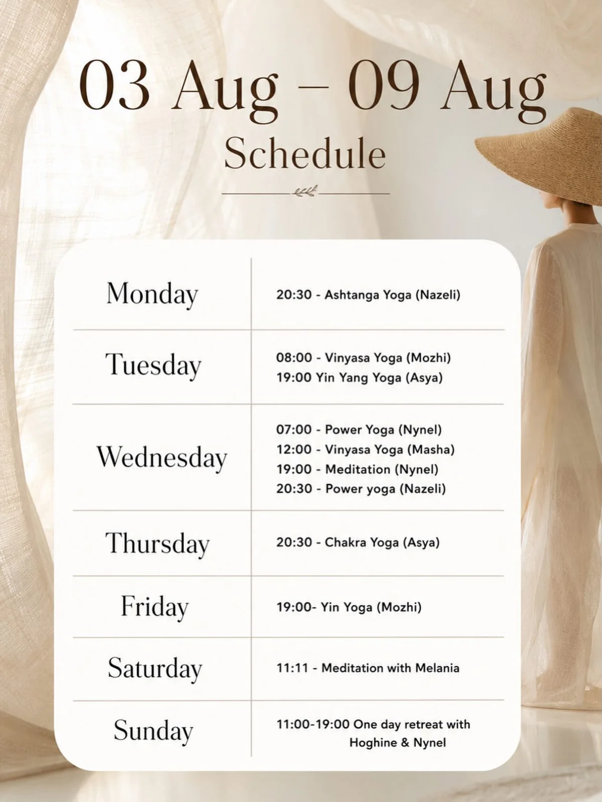 Yin Yang Yoga Asya-ի հետ