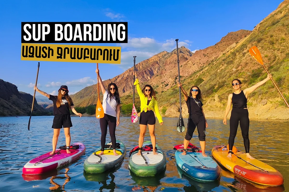 SUP Boarding on Azat Reservoir