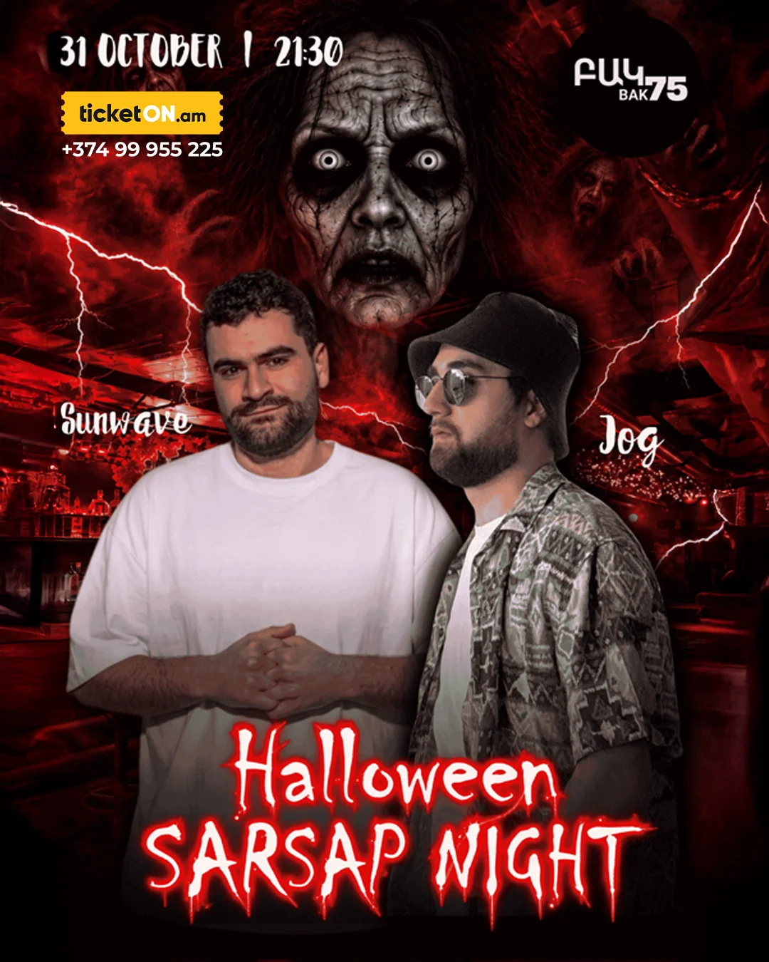 Halloween Sarsap Night: Sunwave, Jog