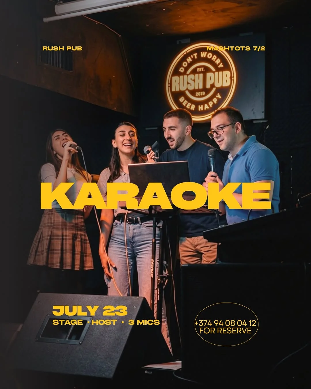 Karaoke at Rush Pub