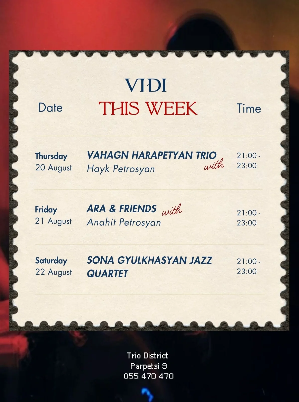 Vahagn Hayrapetyan Trio и Hayk Petrossyan