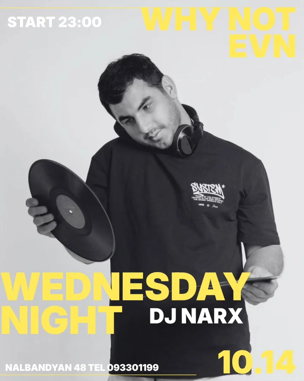 Wednesday Night: DJ Narx
