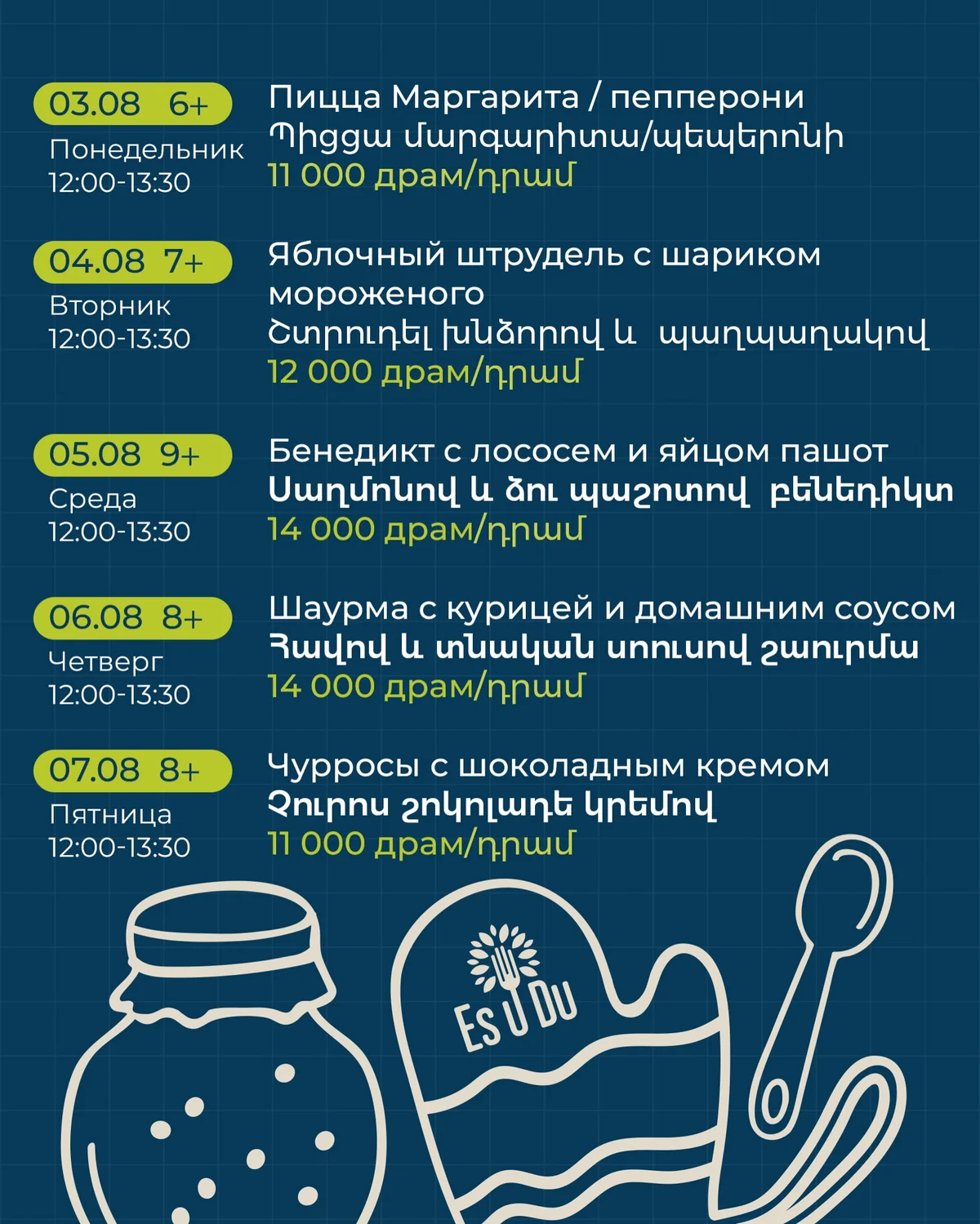 Бенедикт с лососем и яйцом пашот
