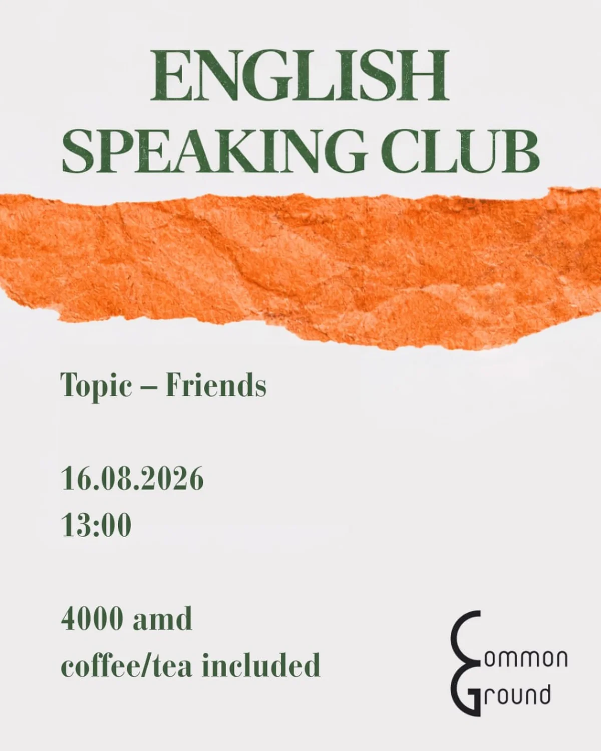 English Speaking Club: Friends