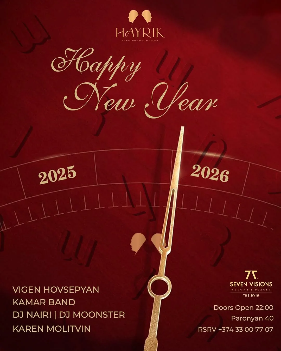 New Year at Hayrik Restaurant