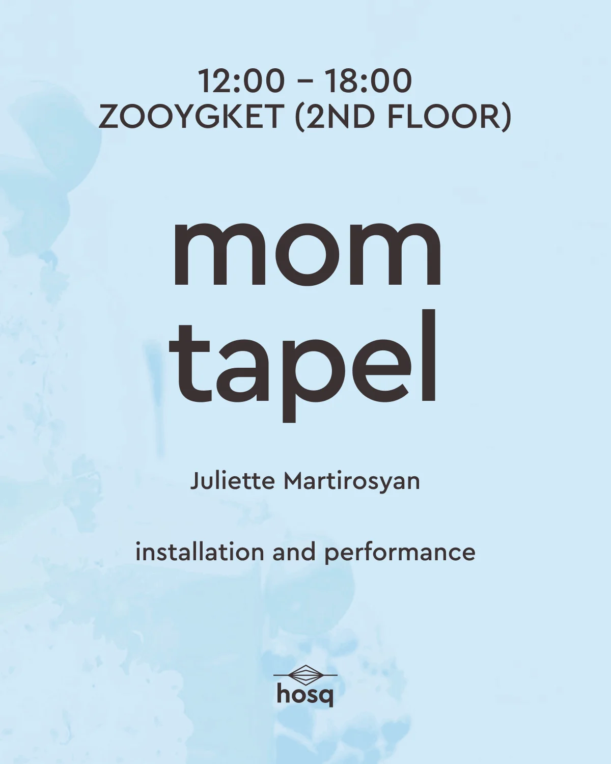 mom tapel | Installation and Performance