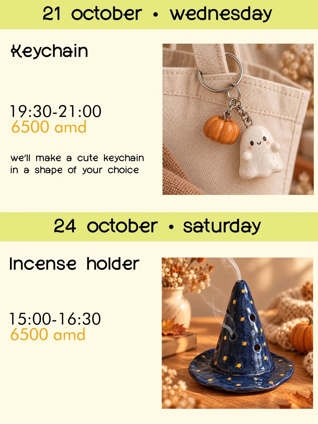 Keychain Hand-Building Workshop