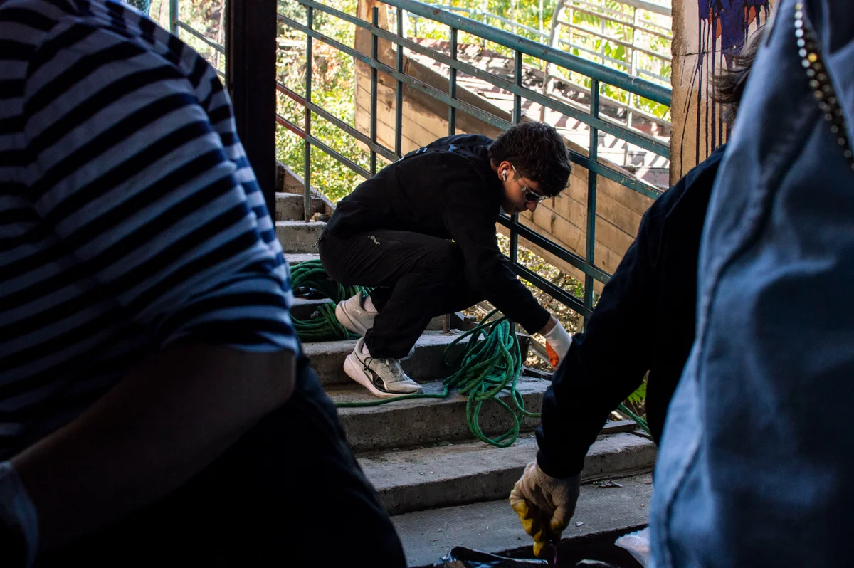 Community Cleanup at the Old Cable Car Station