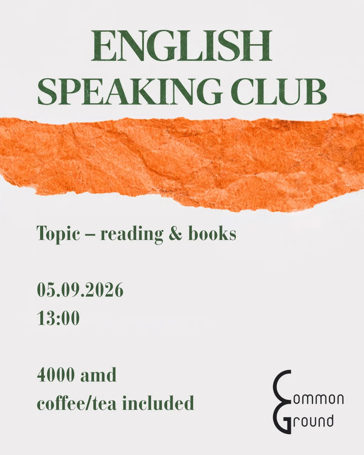 English Speaking Club. Чтение и книги