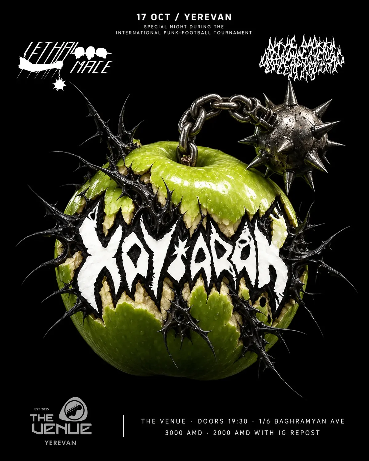 Death at The Venue: Lethal Mace, Дикие Дрожжи, Xaytarak