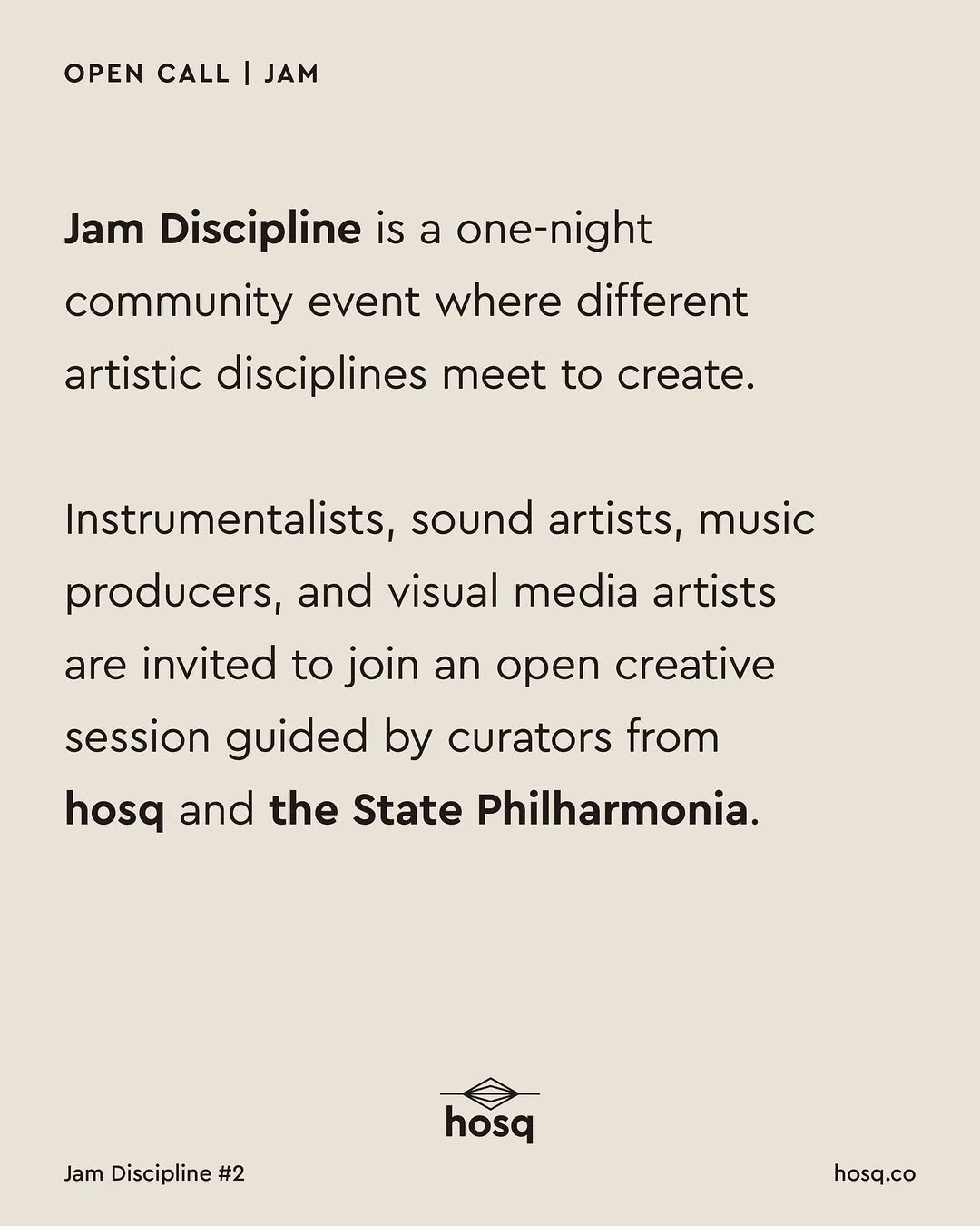 Jam Discipline