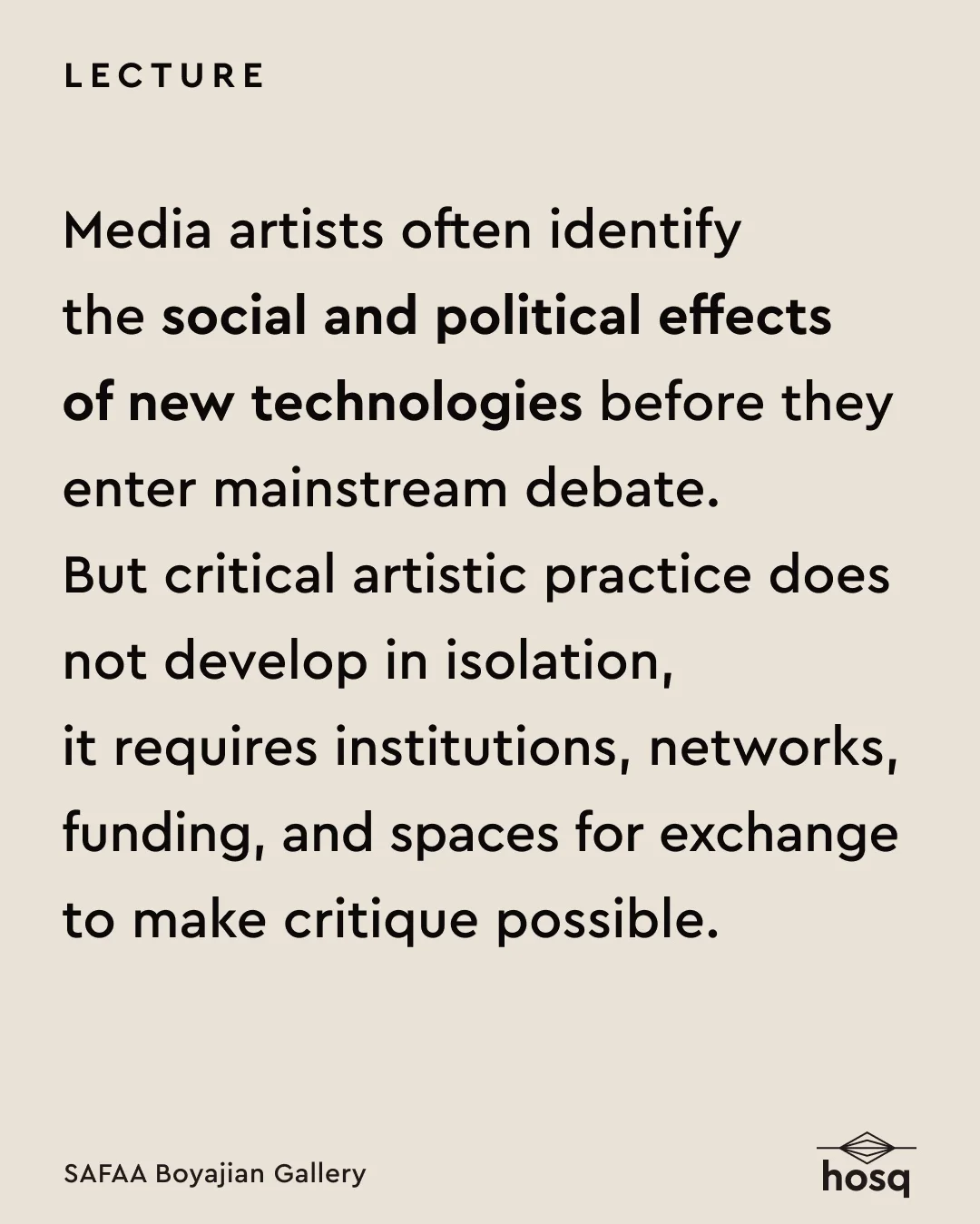 Art as an Early Warning System