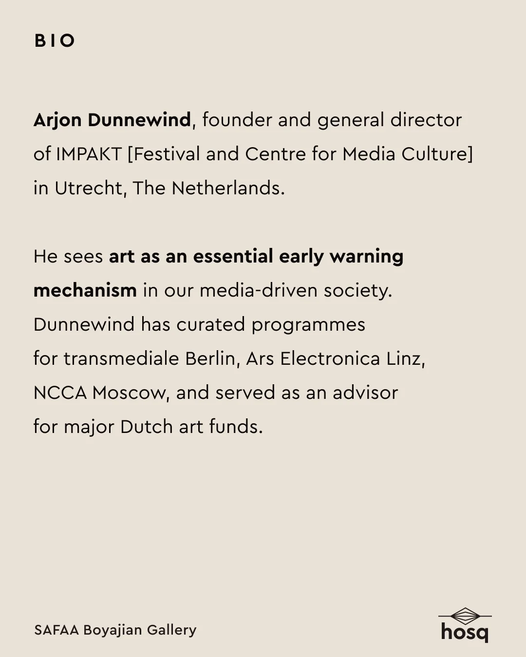 Art as an Early Warning System