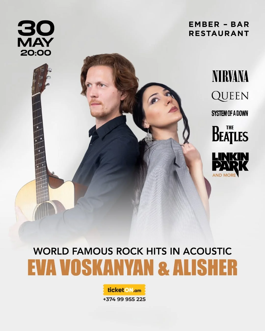 Eva Voskanyan и Alisher: Акустические хиты мирового рока