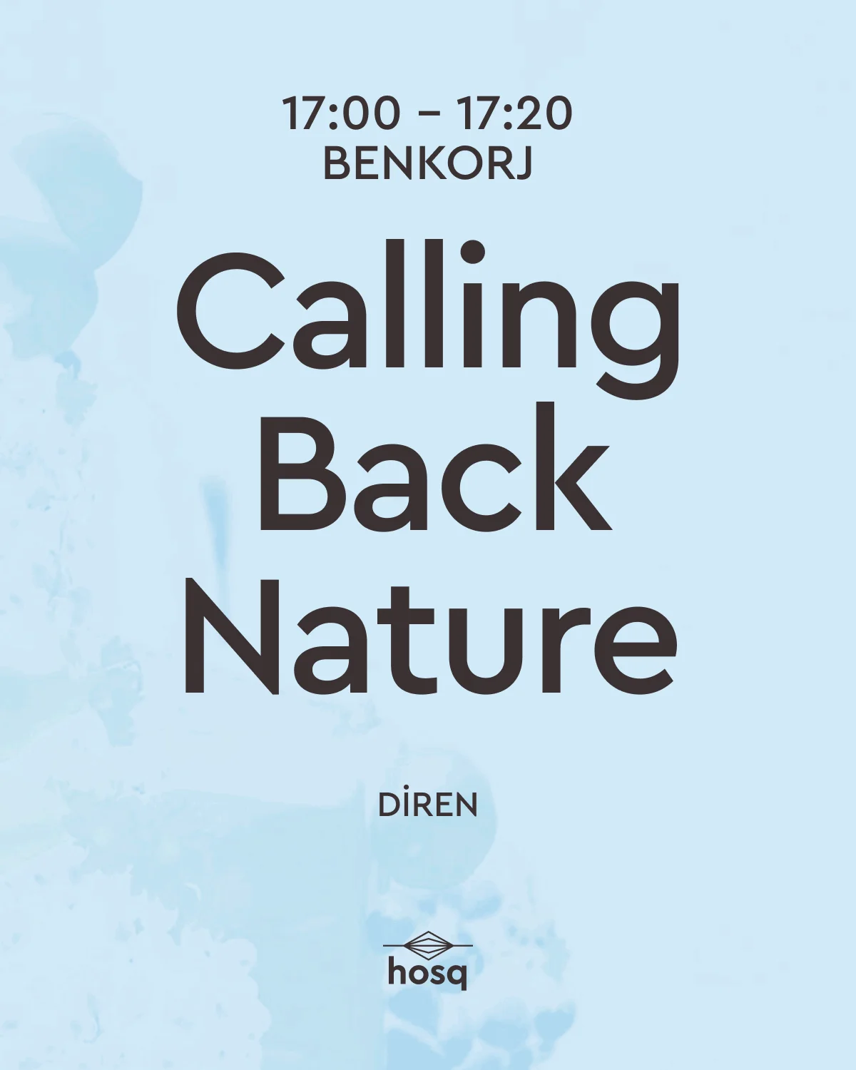 Calling Back Nature | Performance