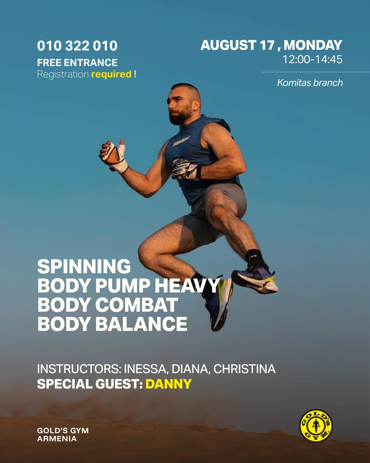 Spinning, BodyPump, BodyCombat & BodyBalance