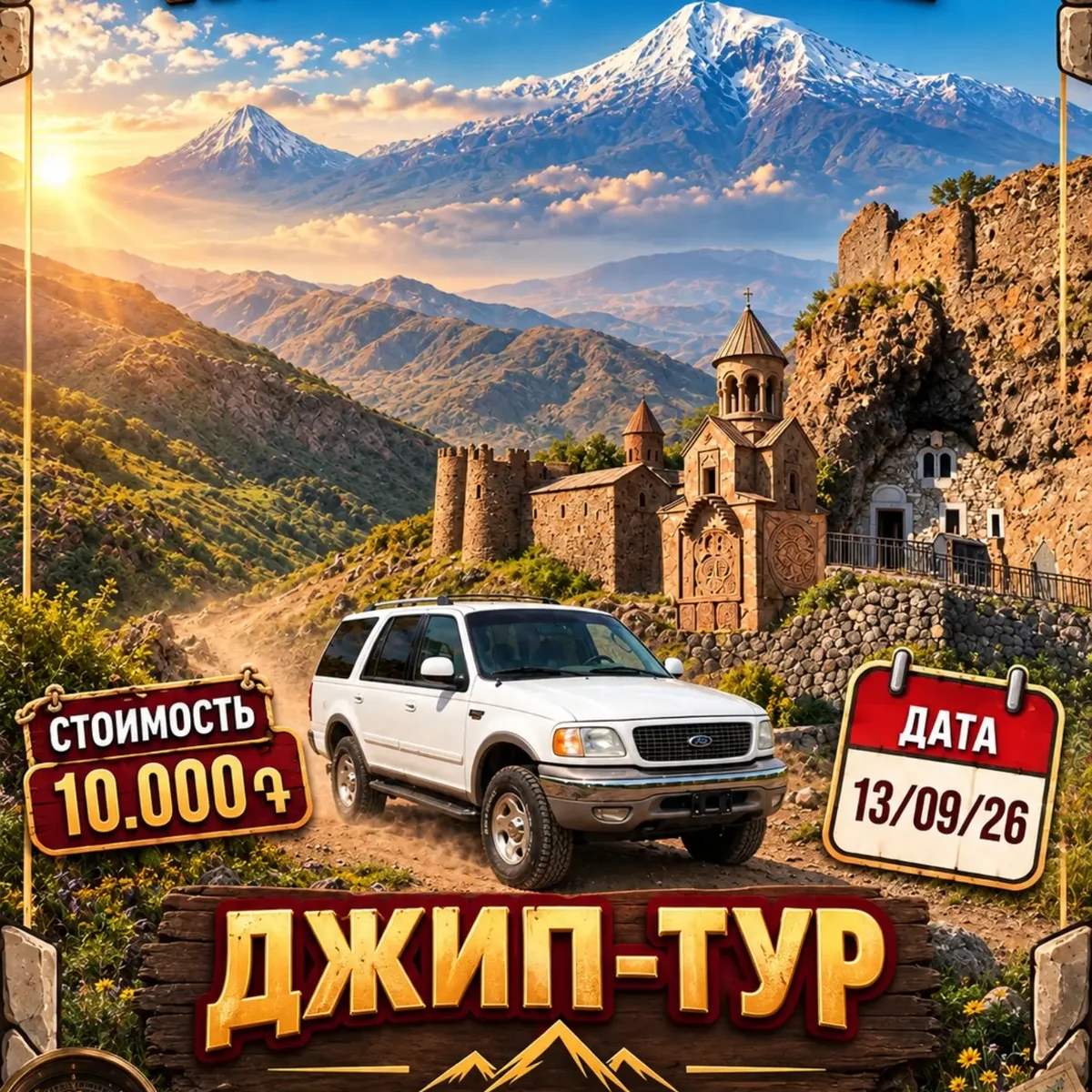 Джип-тур по скрытым местам Армении