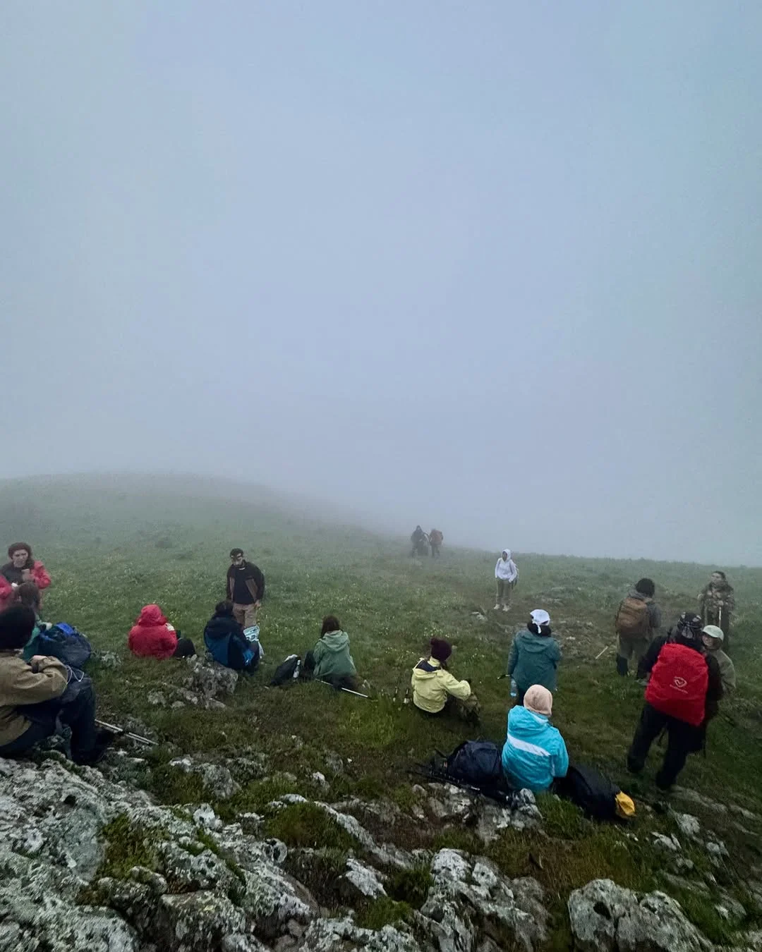 Climbing Mount Khustup