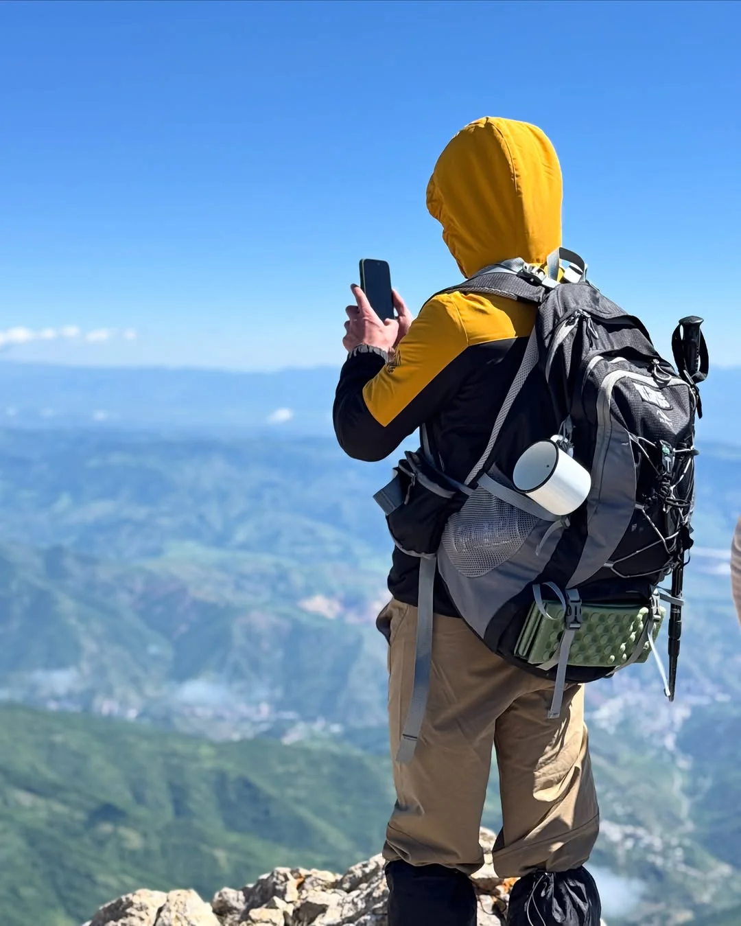 Climbing Mount Khustup