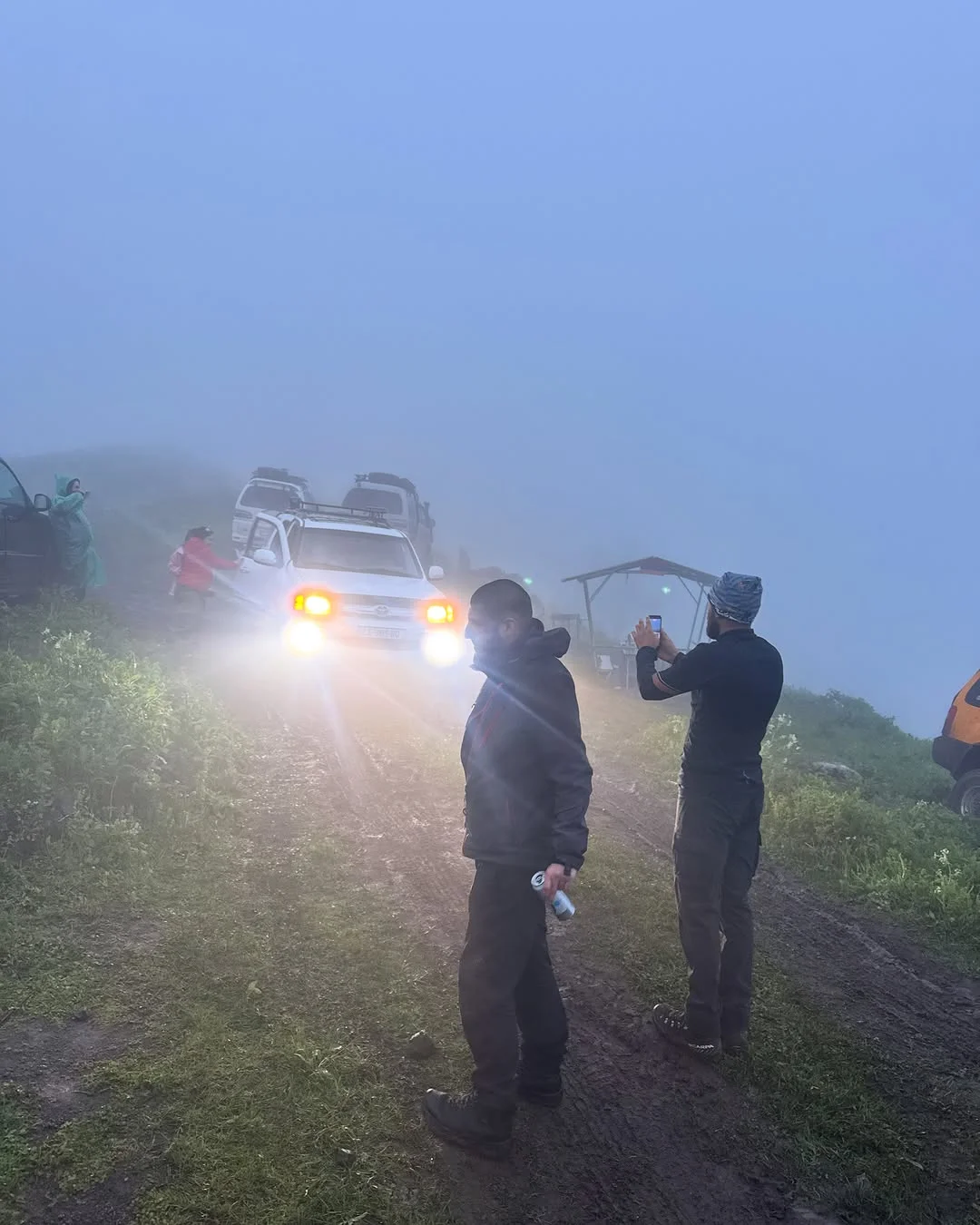 Climbing Mount Khustup