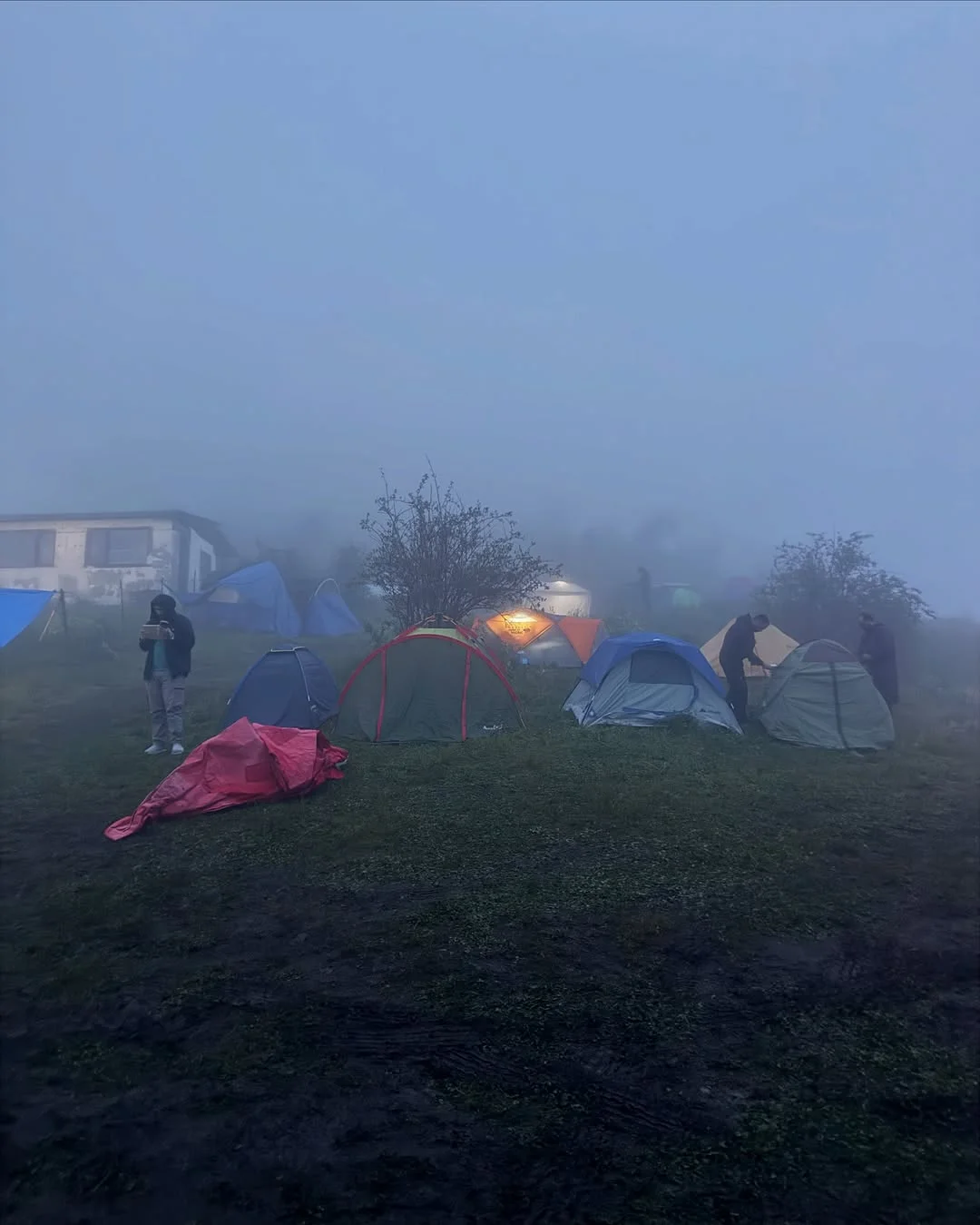 Climbing Mount Khustup