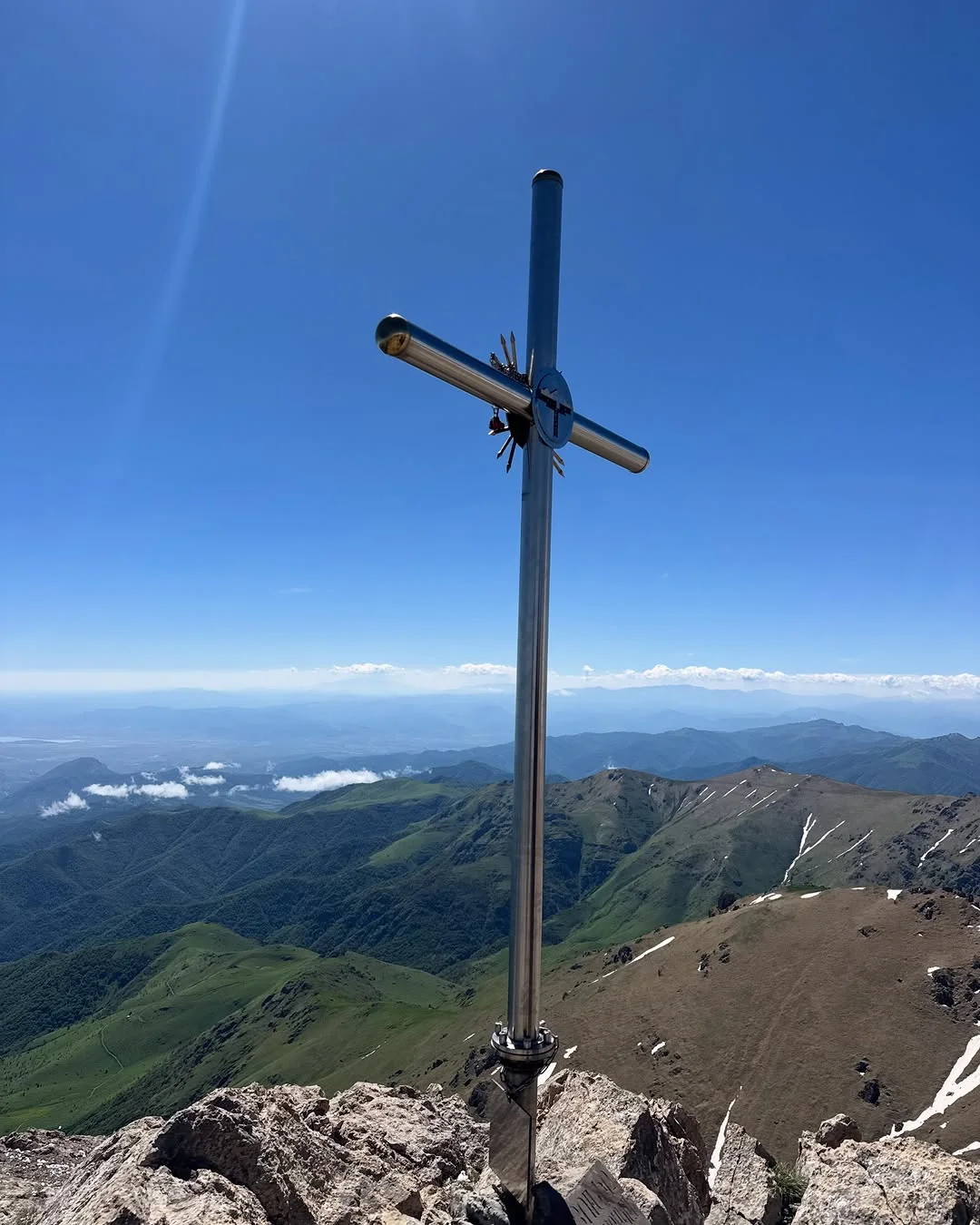 Climbing Mount Khustup