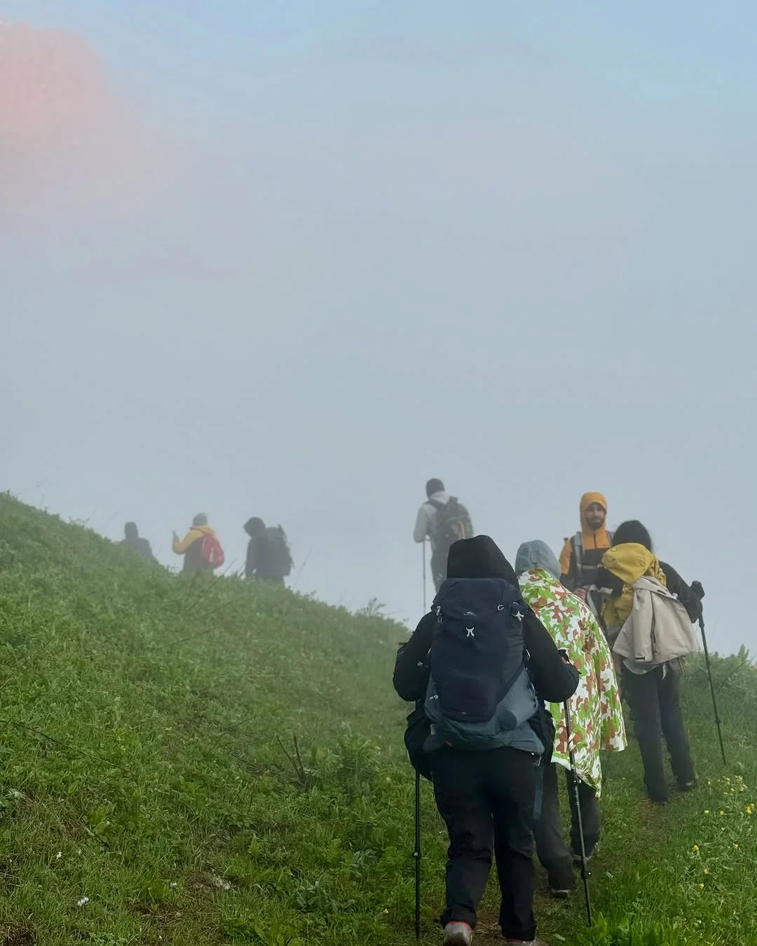 Climbing Mount Khustup