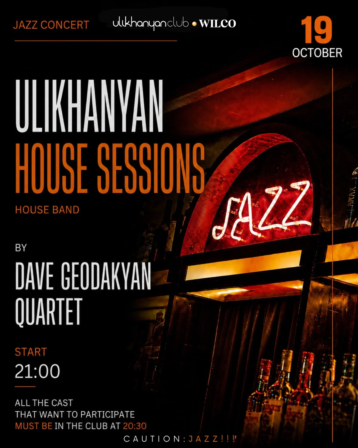 Jam Session: Dave Geodakyan Quartet