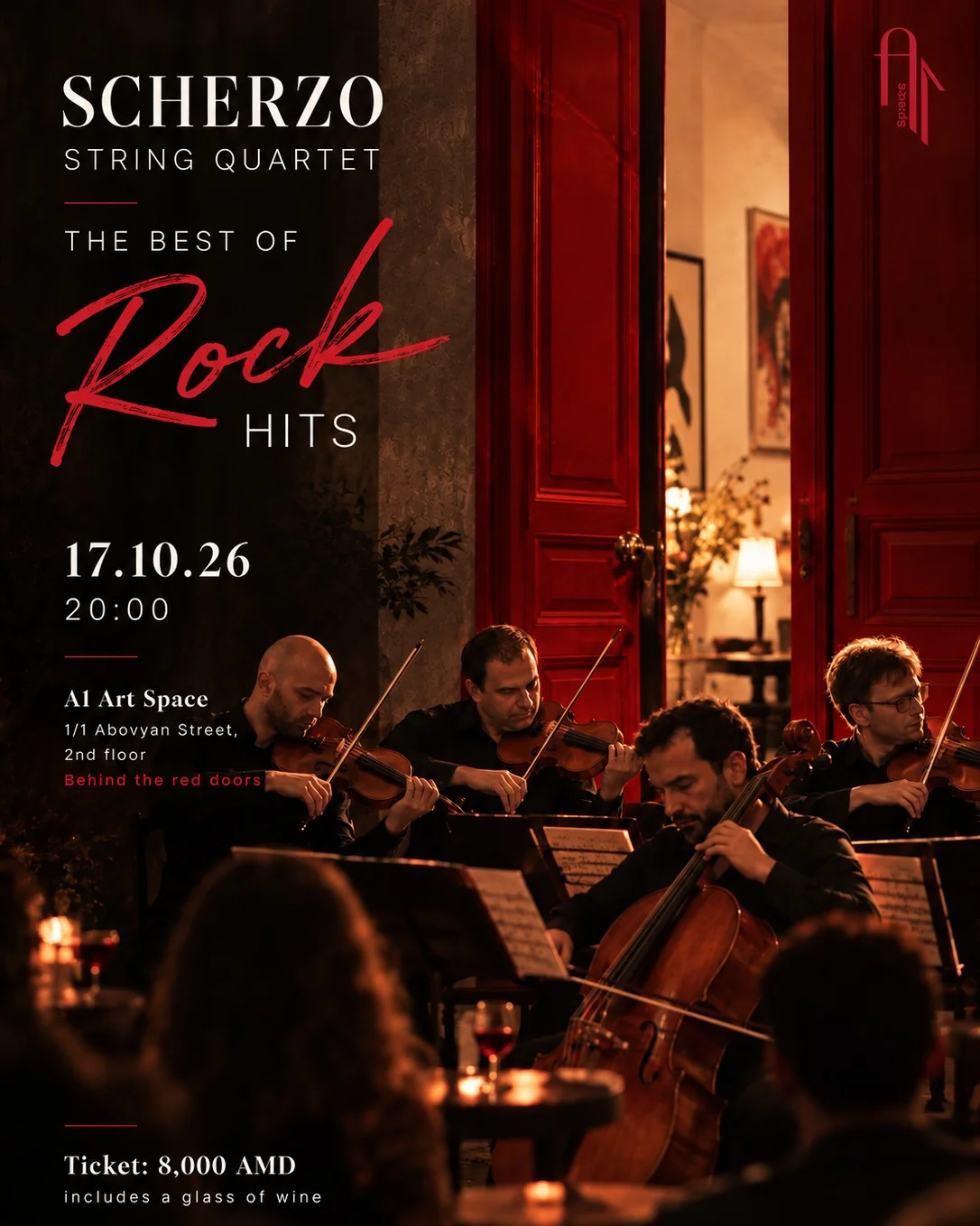 The Best of Rock Hits — Scherzo String Quartet Live at A1 Art Space