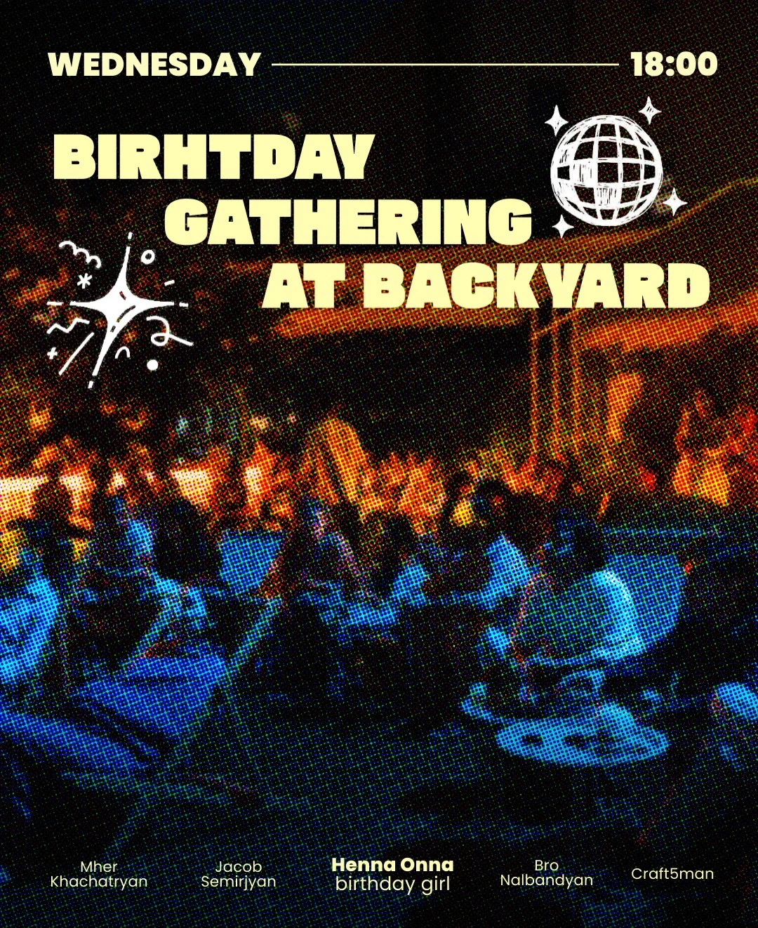Birthday Gathering at Backyard