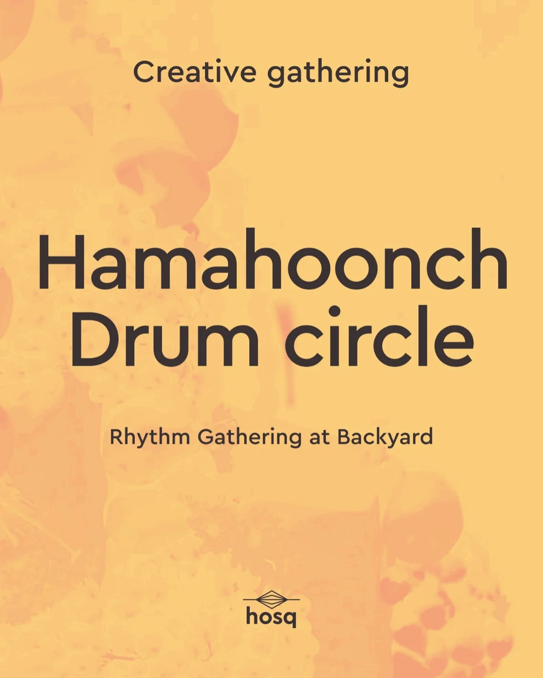 Hamahoonch Drum Circle Rythm Gathering
