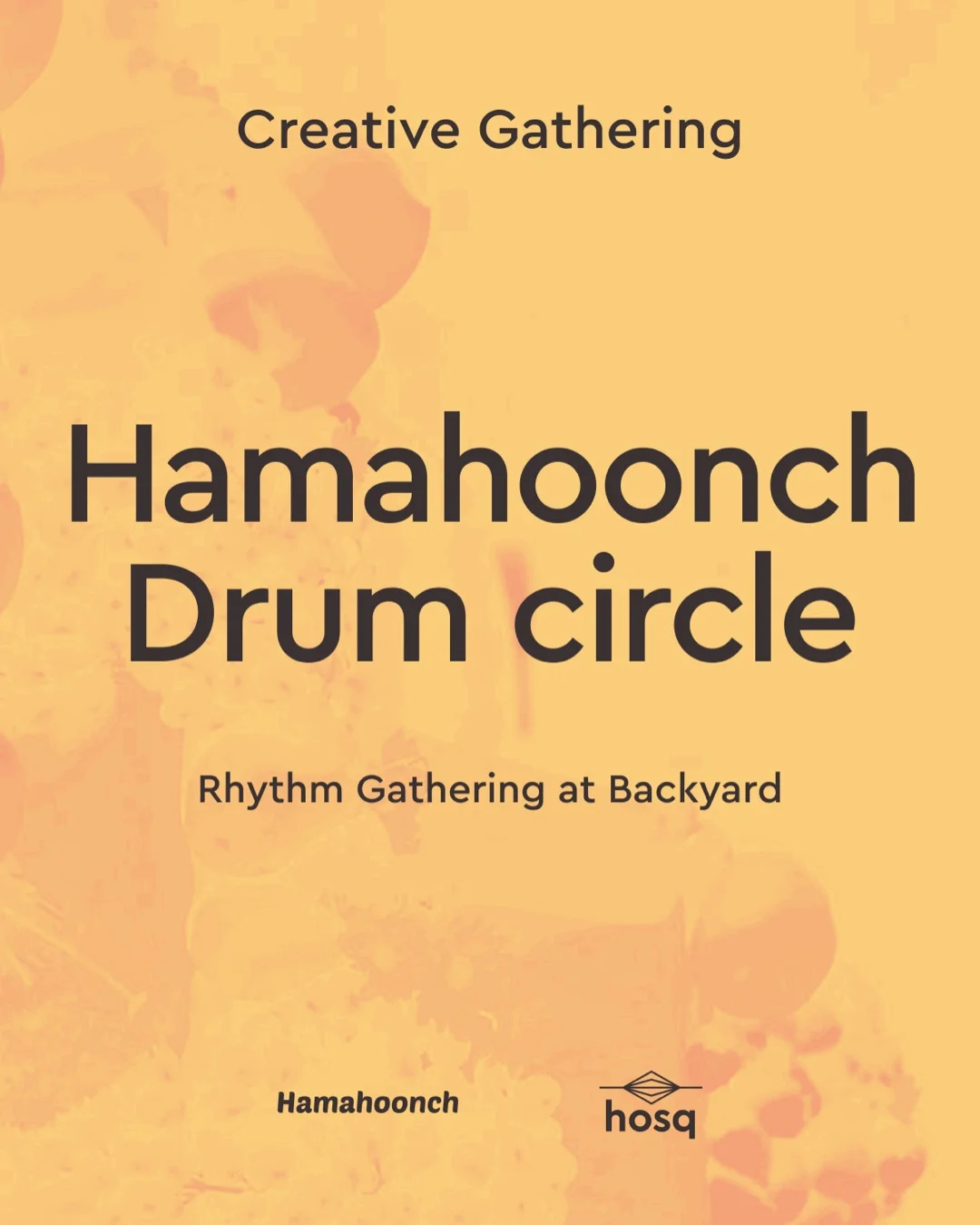 Hamahoonch Drum Circle Rythm Gathering