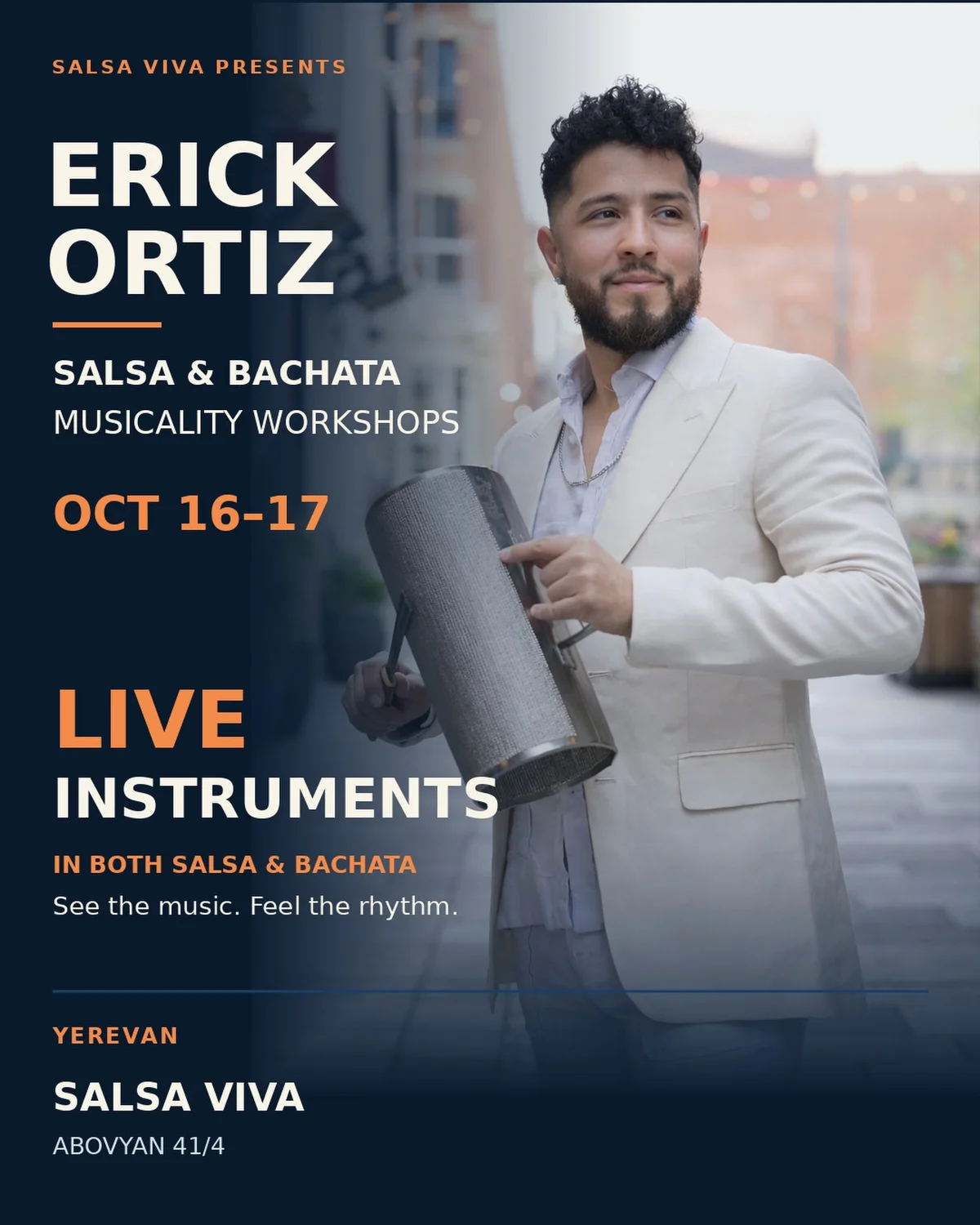 Salsa Musicality Workshop with Erick Ortiz