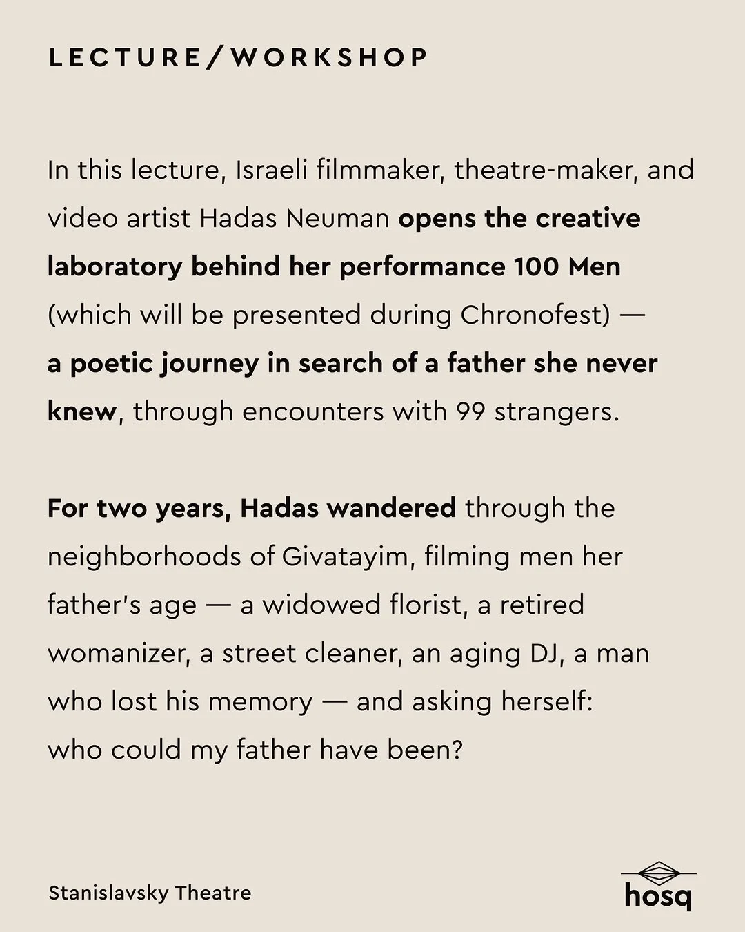 On Making An Artist Talk. Matija Ferlin