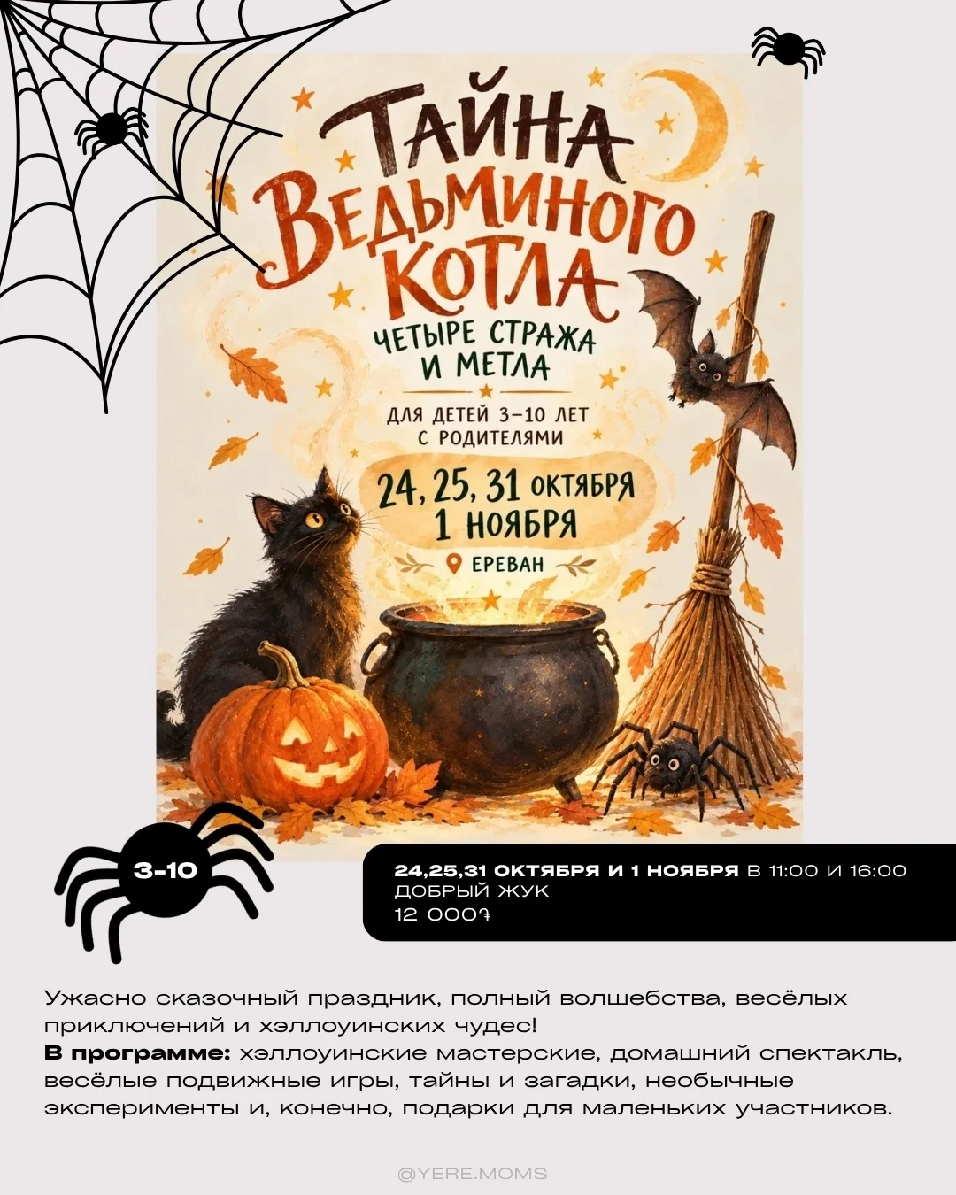 Mystery of the Witch's Cauldron: Four Guardians and a Broom
