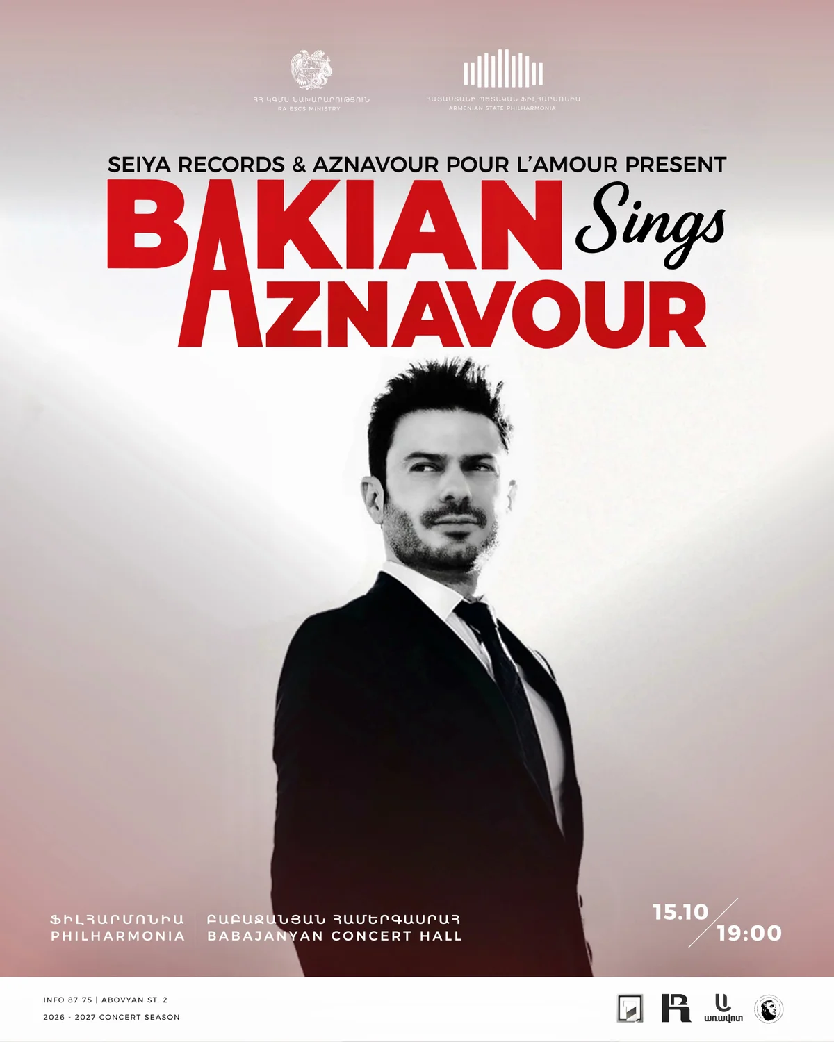 Bakian Sings Aznavour