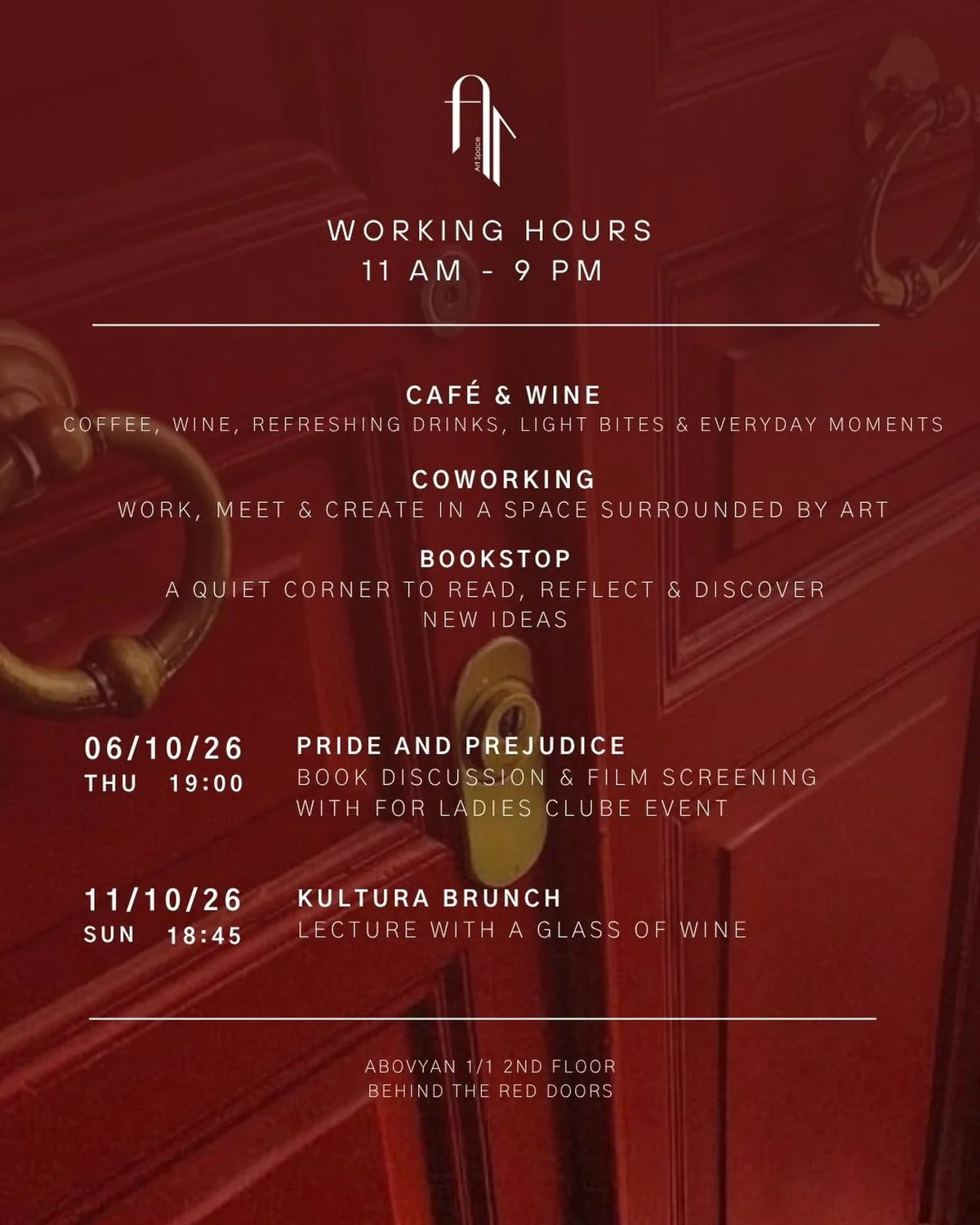 Kultura Brunch: Դասախոսություն մի գավաթ գինով