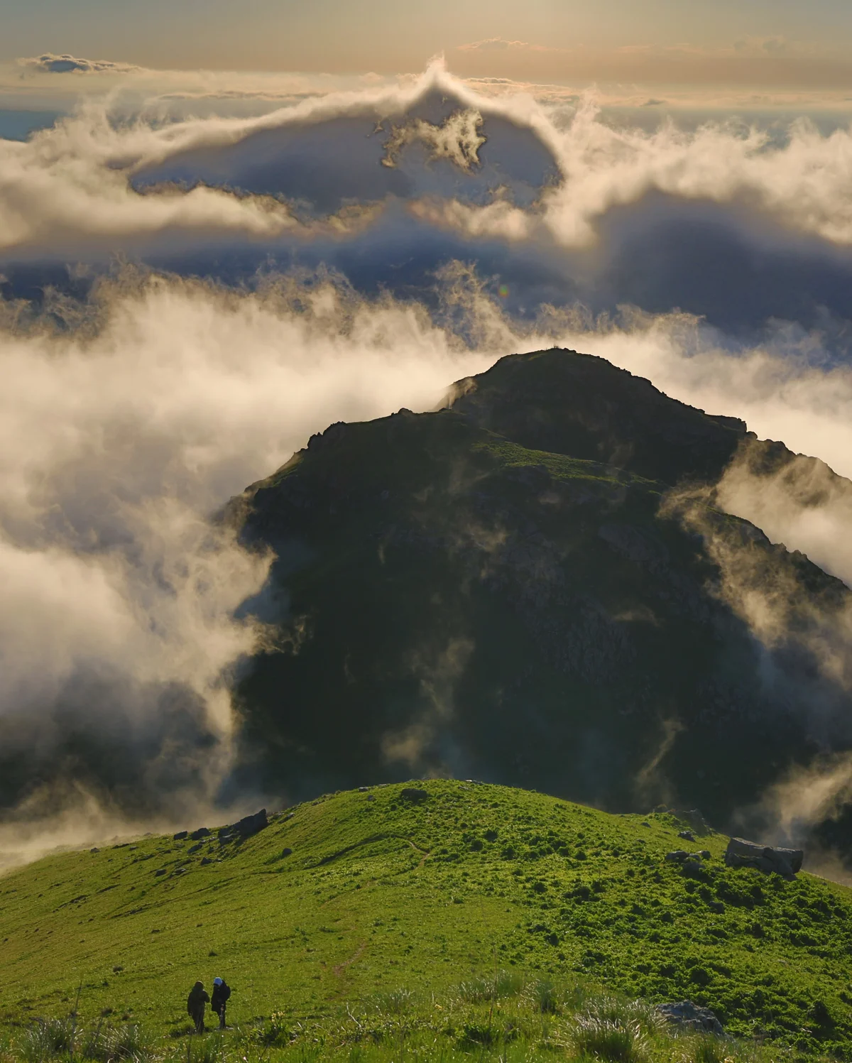 Climbing Mount Khustup