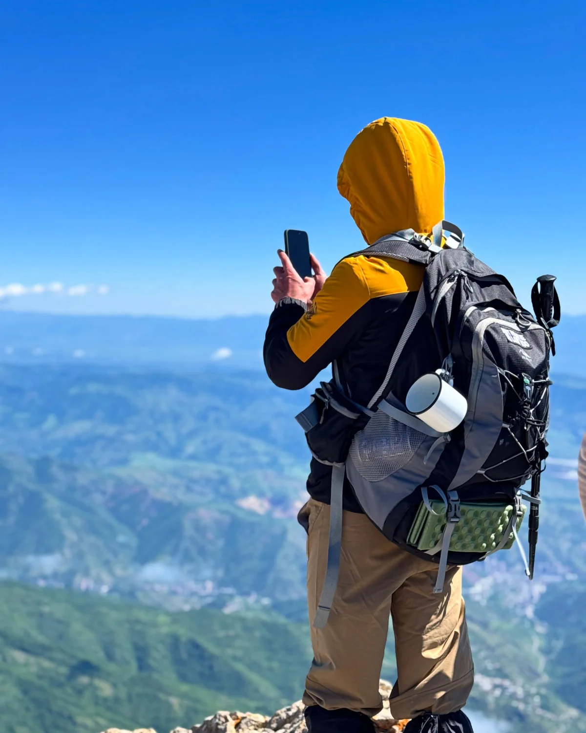 Climbing Mount Khustup