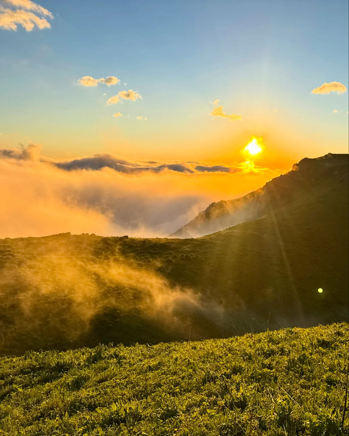 Climbing Mount Khustup