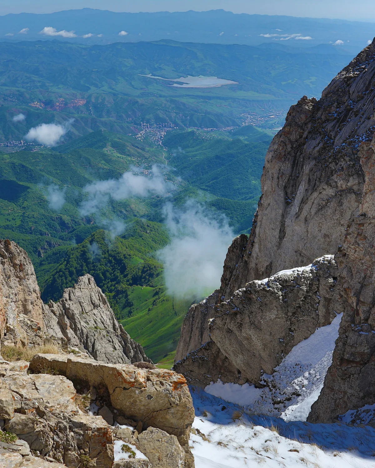 Climbing Mount Khustup